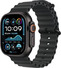 APPLE WATCH ULTRA 2 GPS + CELLULAR 49MM -BLACK TITANIUM CASE WITH BLACK OCEAN BAND - GRADE 1