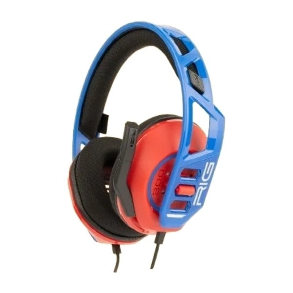 NACON RIG 300 PRO HN PREMIER GAMING HEADSET FOR NINTENDO SWITCH 2 - RED/BLUE - GRADE 1