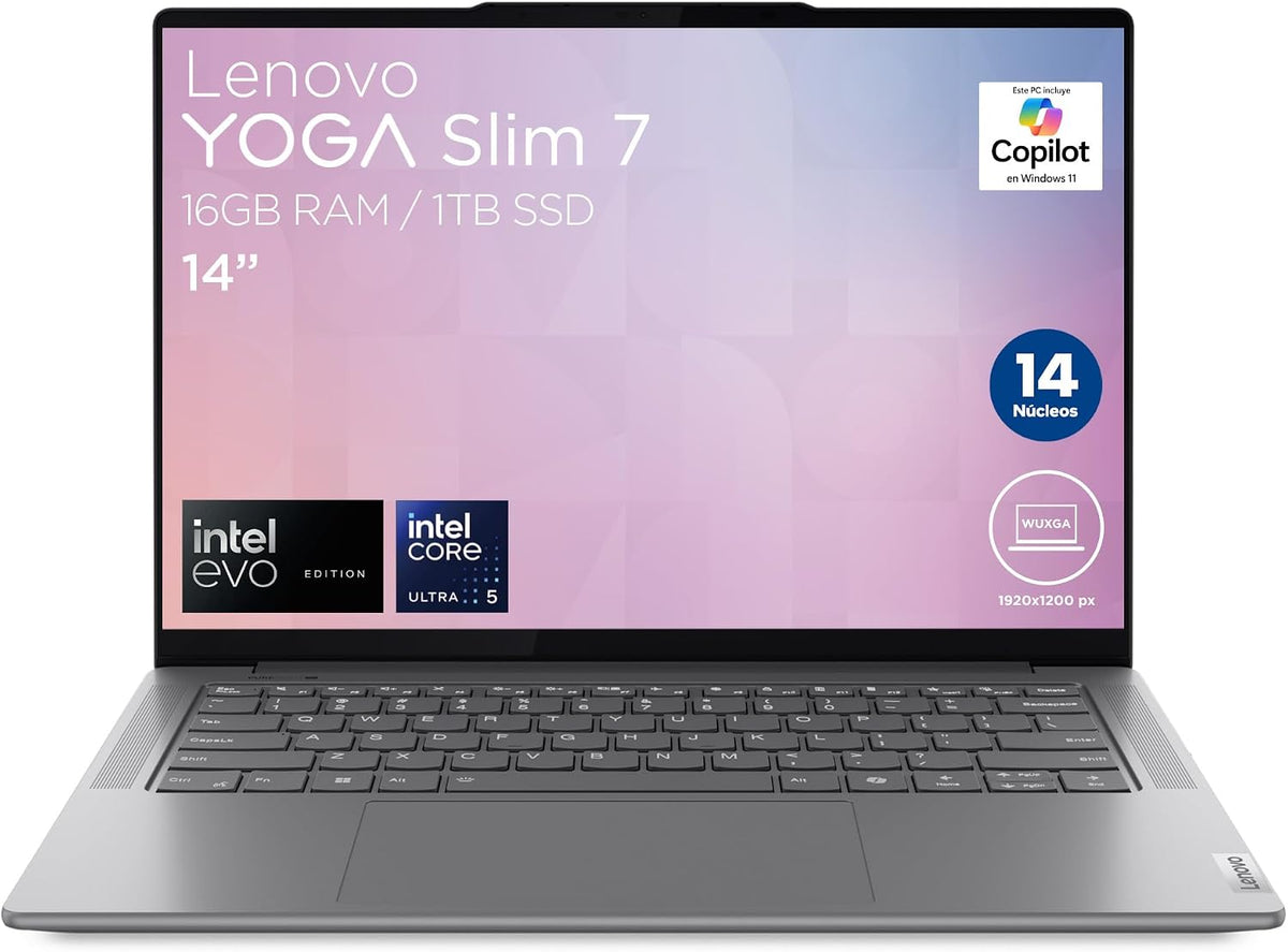 LENOVO YOGA SLIM 7 CORE ULTRA 5 16GB RAM 512GB SSD - GRADE 2 - EX DEMO