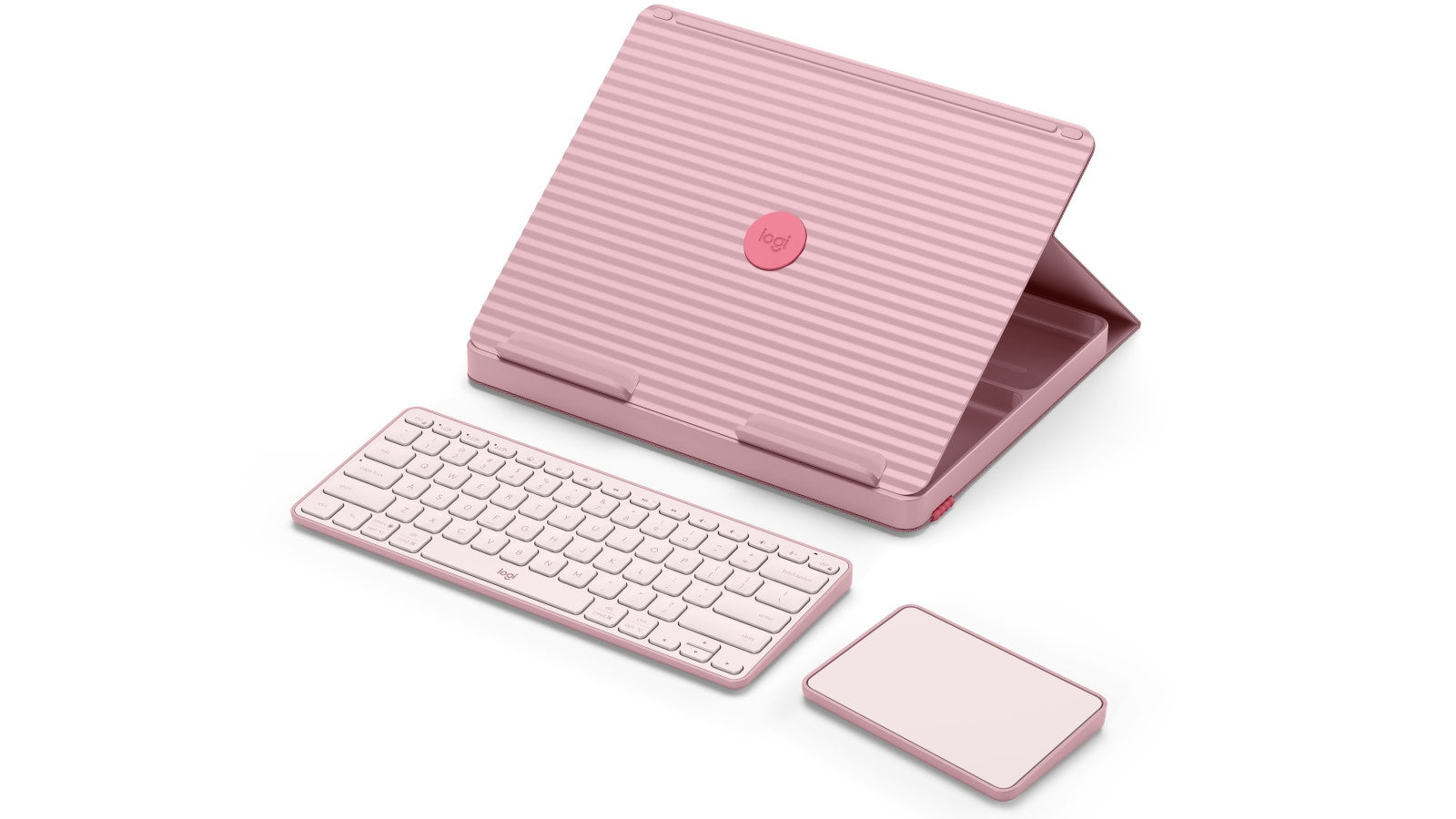 LOGITECH CASA POP-UP DESK - BOHEMIAN BLUSH - NEW