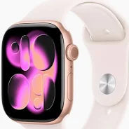 APPLE WATCH SERIES 11 GPS+CELLULAR 42MM-ROSE GOLD ALUMINIUM CASE BLUSH SPORT BAND S/M - GRADE 1