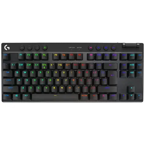 LOGITECH G PRO X TKL LIGHTSPEED GAMING KEYBOARD - BLACK - NEW