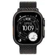 APPLE WATCH ULTRA 3 GPS + CELLULAR 49MM - BLACK TITANIUM CASE AND MILANESE LOOP - MEDIUM - GRADE 1