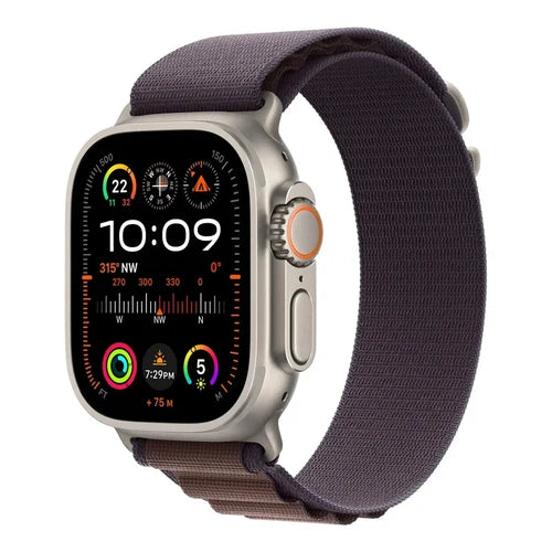 APPLE WATCH ULTRA 2 GPS + CELLULAR 49MM - TITANIUM CASE WITH INDIGO ALPINE LOOP - MEDIUM - GRADE 1