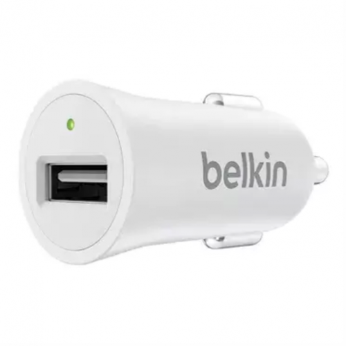 Belkin mixit 12W 2.4AMP USB car charger - White - New