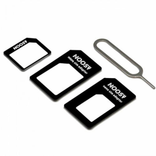 Noosy Nano Sim Adapter - Black - New