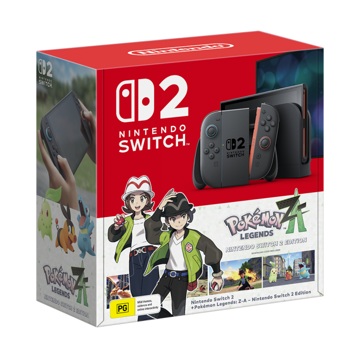 NINTENDO SWITCH 2 NACON BUNDLE WITH POKEMON LEGENDS Z-A - NEW