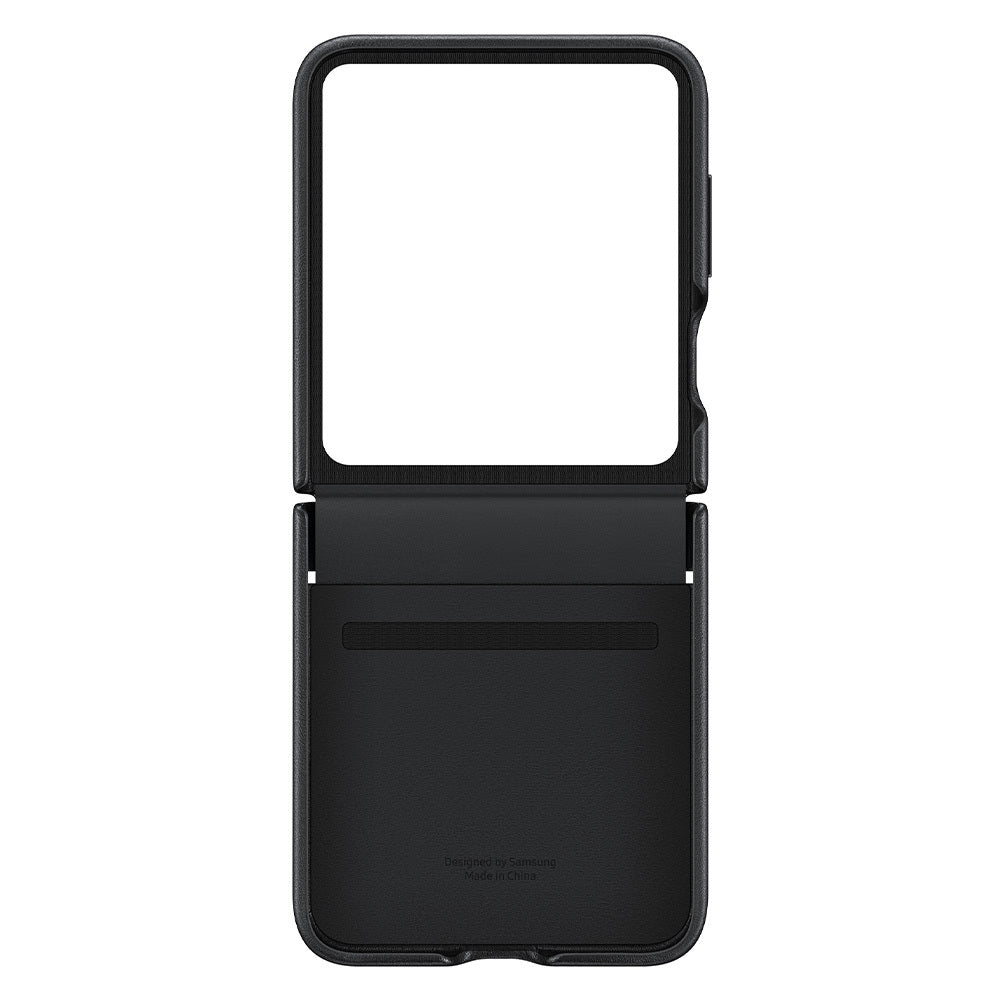 SAMSUNG FLAP ECO-LEATHER CASE FOR FLIP5 - BLACK - NEW