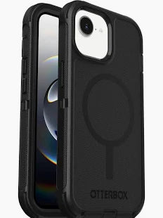 OTTERBOX DEFENDER MAGSAFE CASE (iPhone 16E/15/14/13) - BLACK - Damaged Packaging