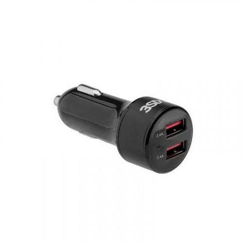 3SIXT DUAL USB CAR CHARGER 4.8A - BLACK - NEW
