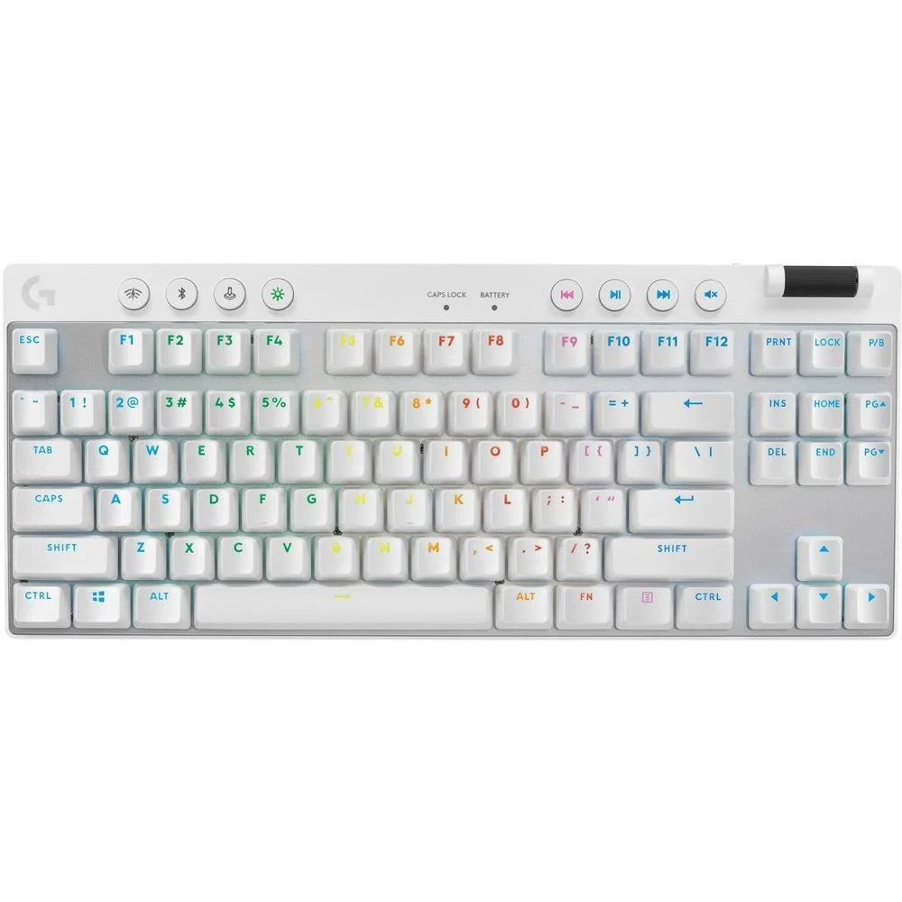 LOGITECH G PRO X TKL LIGHTSPEED GAMING KEYBOARD - WHITE - NEW