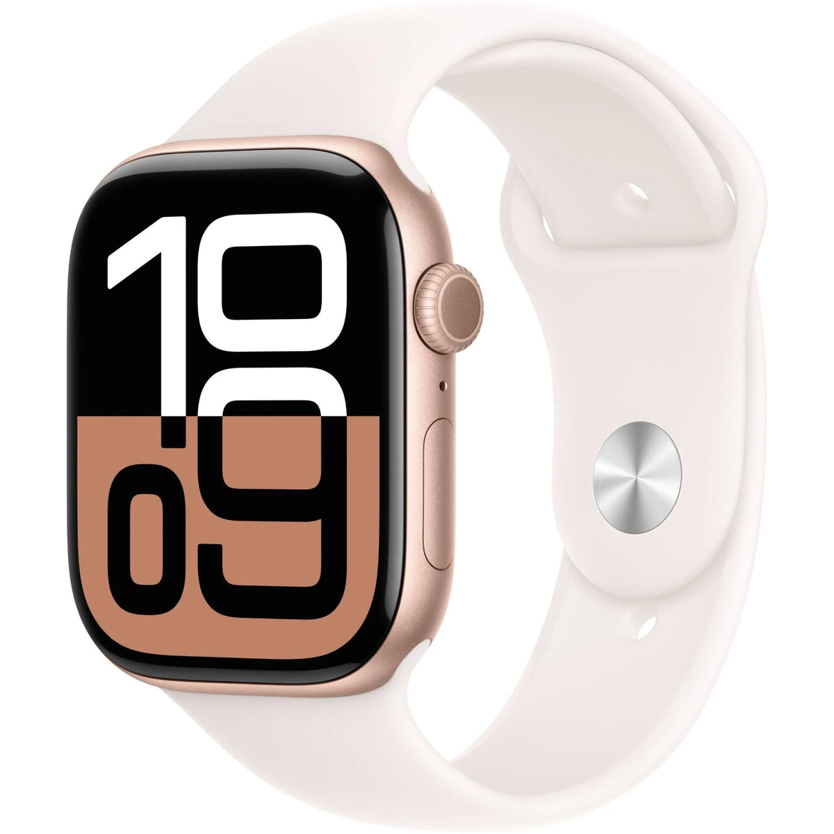 APPLE WATCH SERIES 10 GPS+CELLULAR 46MM-ROSE GOLD ALUMINIUM CASE WITH BLUSH SPORT BAND-M/L - GRADE 1