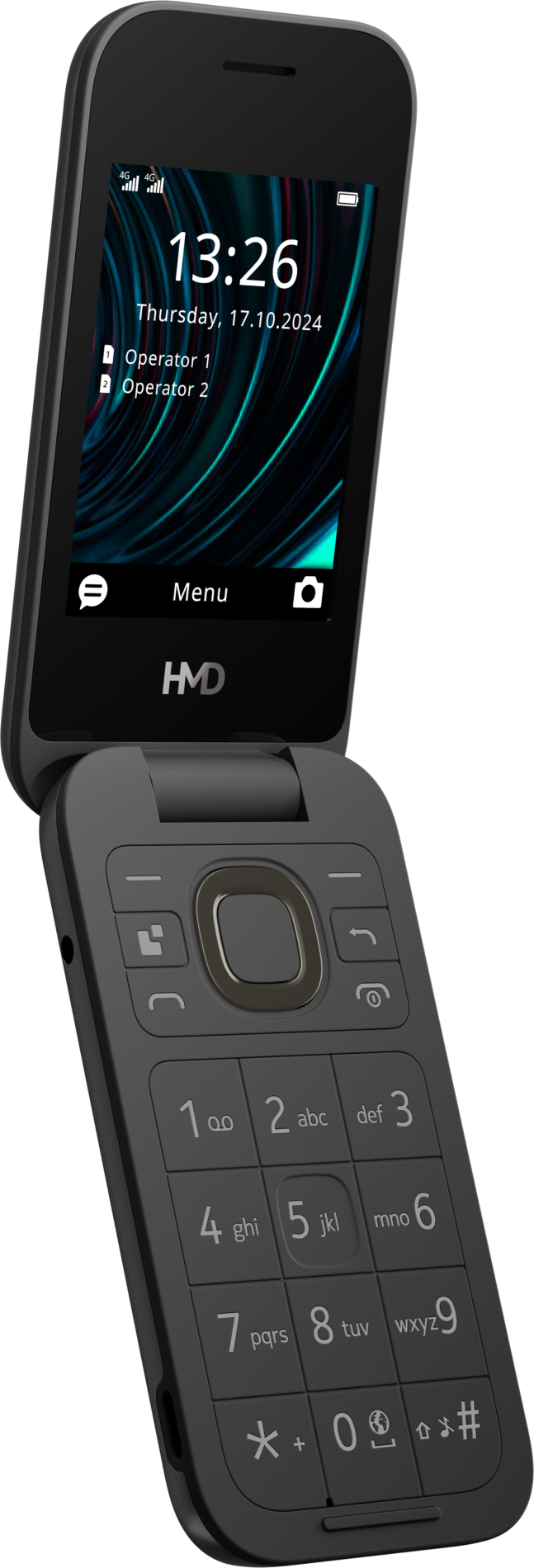 HMD 2660 FLIP - COSY BLACK - NEW - GRADE 1