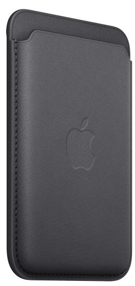 IPHONE LEATHER WALLET - BLACK - NEW