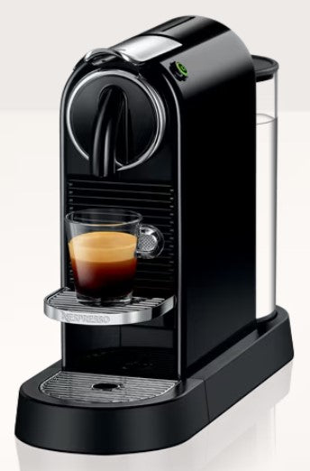 Nespresso CitiZ Solo Coffee Machine - Black (+Bonus Gifts)