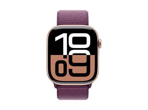 APPLE WATCH SERIES 10 GPS + CELLULAR 42MM - ROSE GOLD ALUMINIUM CASE WITH PLUM SPORT LOOP GRADE 1