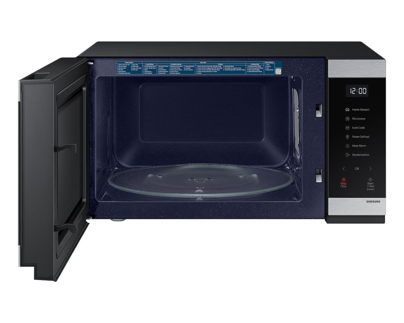 SAMSUNG Solo Microwave Oven Auto Cook Ceramic Enamel 40L