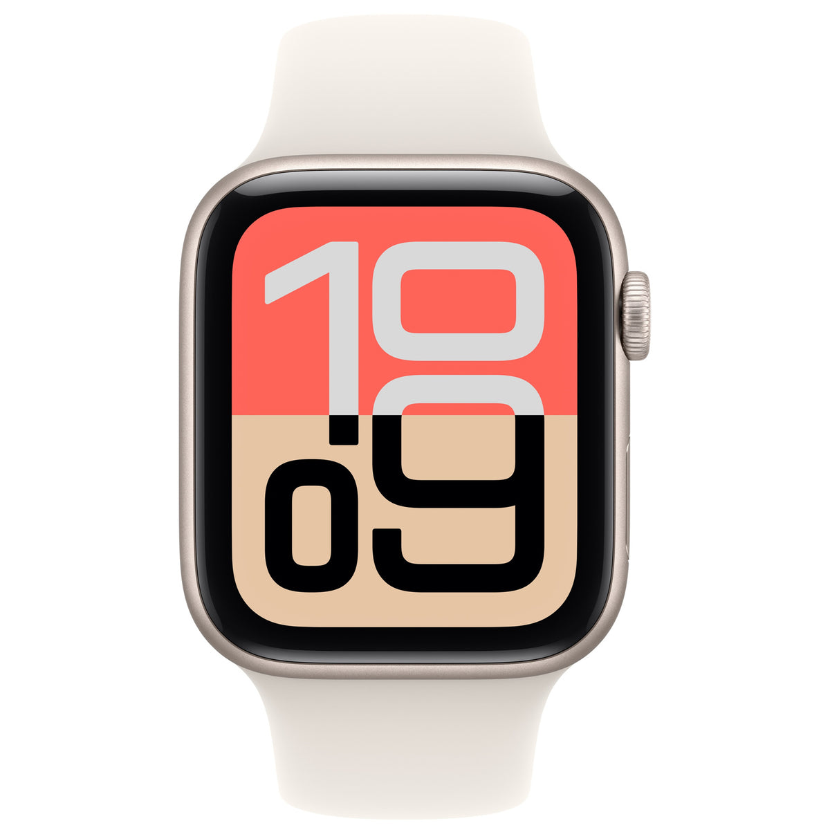 APPLE WATCH SE (GEN3) GPS +CELLULAR 44MM-STARLIGHT ALUMINIUM CASE STARLIGHT SPORT BAND - S/M - GRADE 1