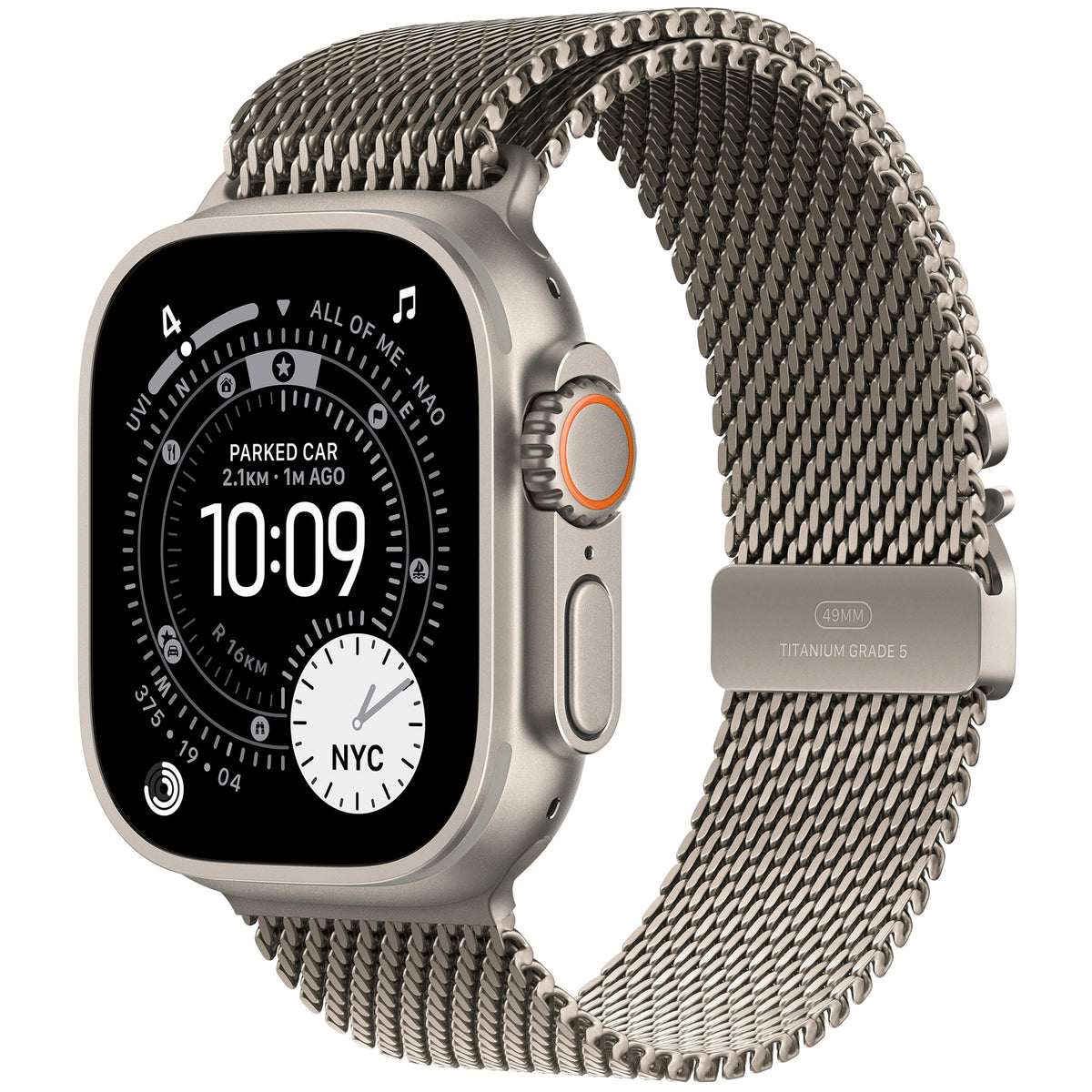 APPLE WATCH ULTRA 3 GPS + CELLULAR 49MM - NATURAL TITANIUM CASE AND MILANESE LOOP LARGE - GRADE 2