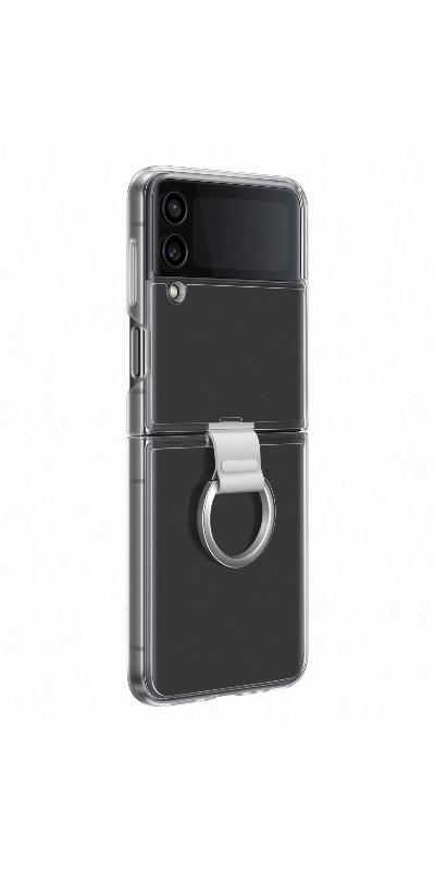 FLIP 4 CLEAR COVER WITH RING CLEAR - NEW