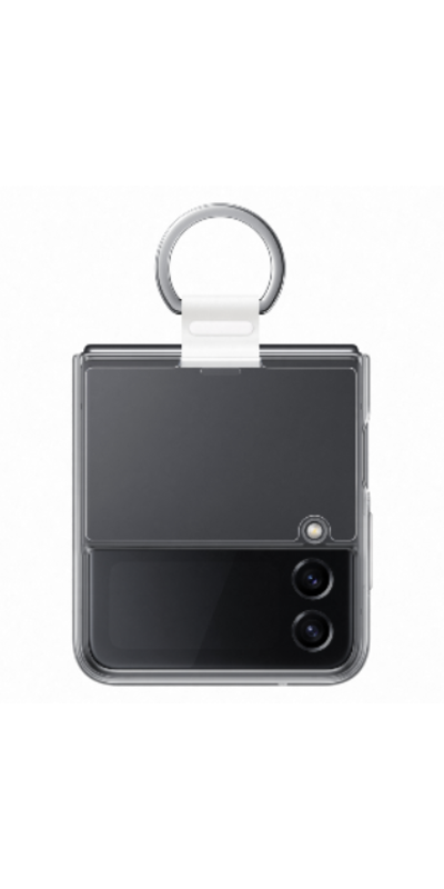 FLIP 4 CLEAR COVER WITH RING CLEAR - NEW