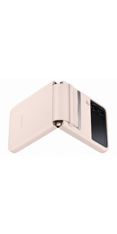 FLIP 4 FLAP LEATHER COVER PEACH - NEW
